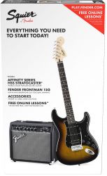 FENDER SQUIER Squier Affinity Series™ Stratocaster® HSS Pack, Laurel Fingerboard,...