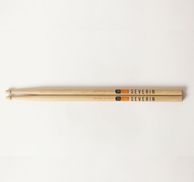 S102-5A Classic 5А Барабанные палочки, деревянный наконечник, граб, Severin